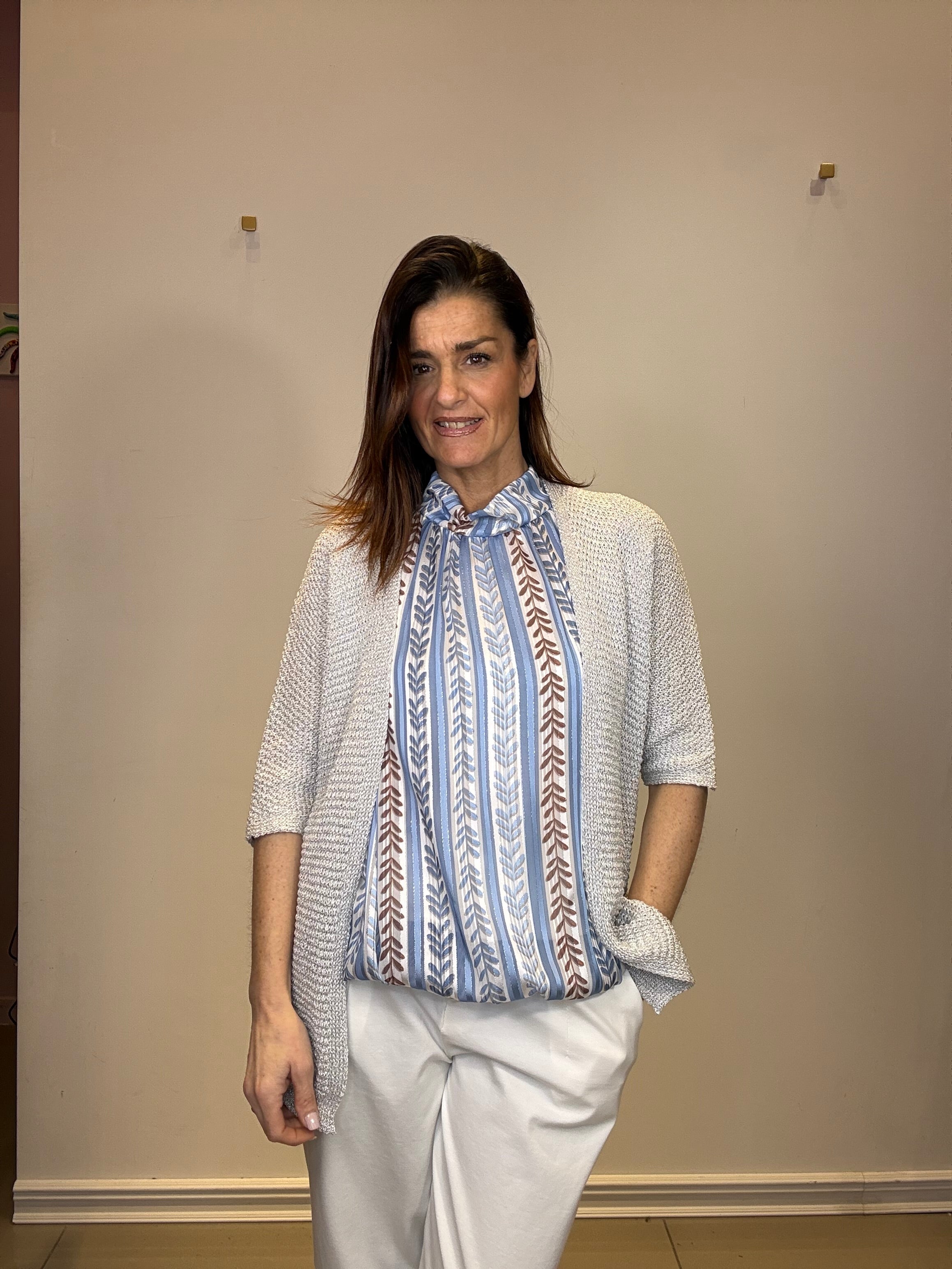 CARDIGAN LAMINATO