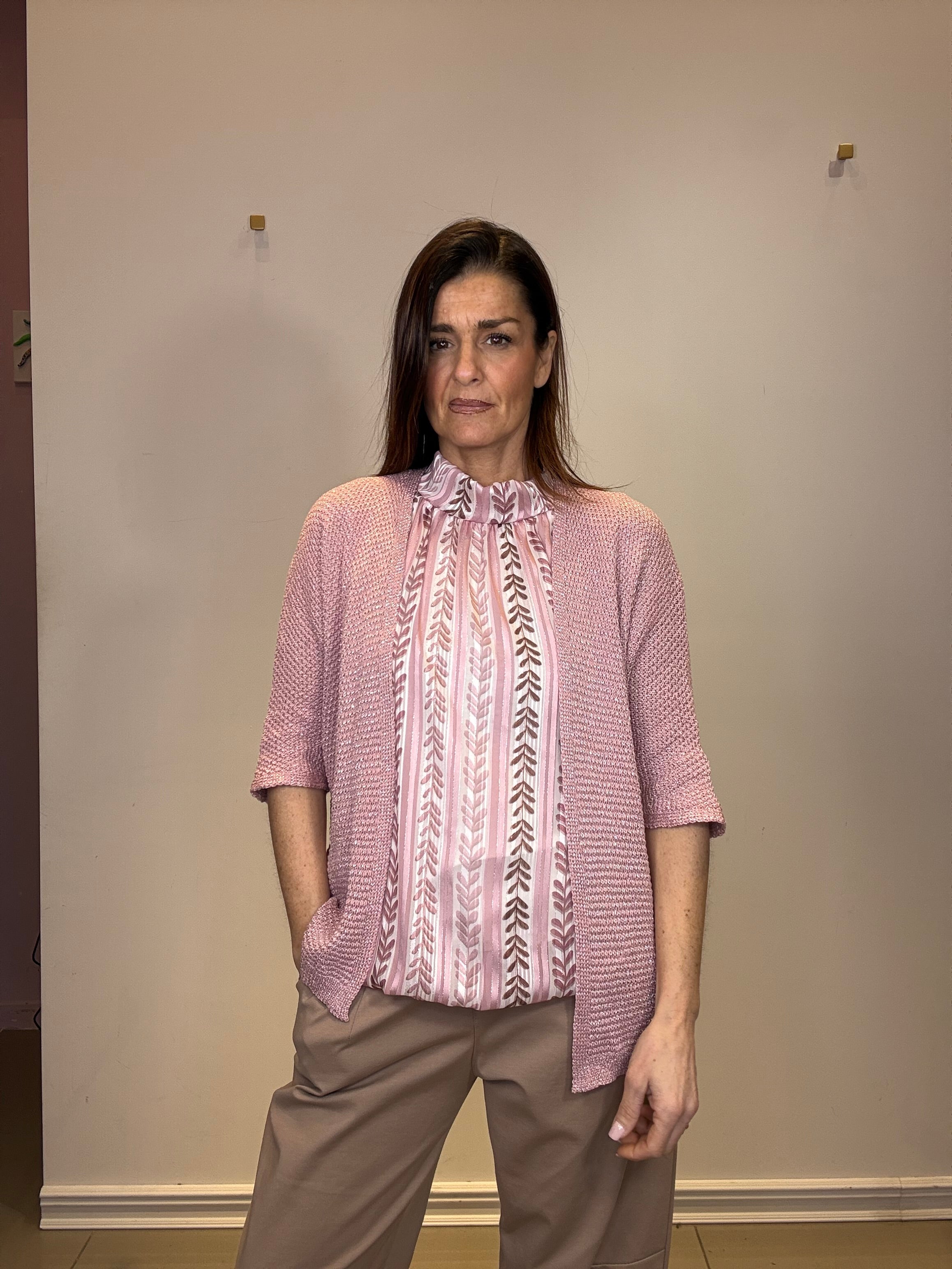 CARDIGAN LAMINATO