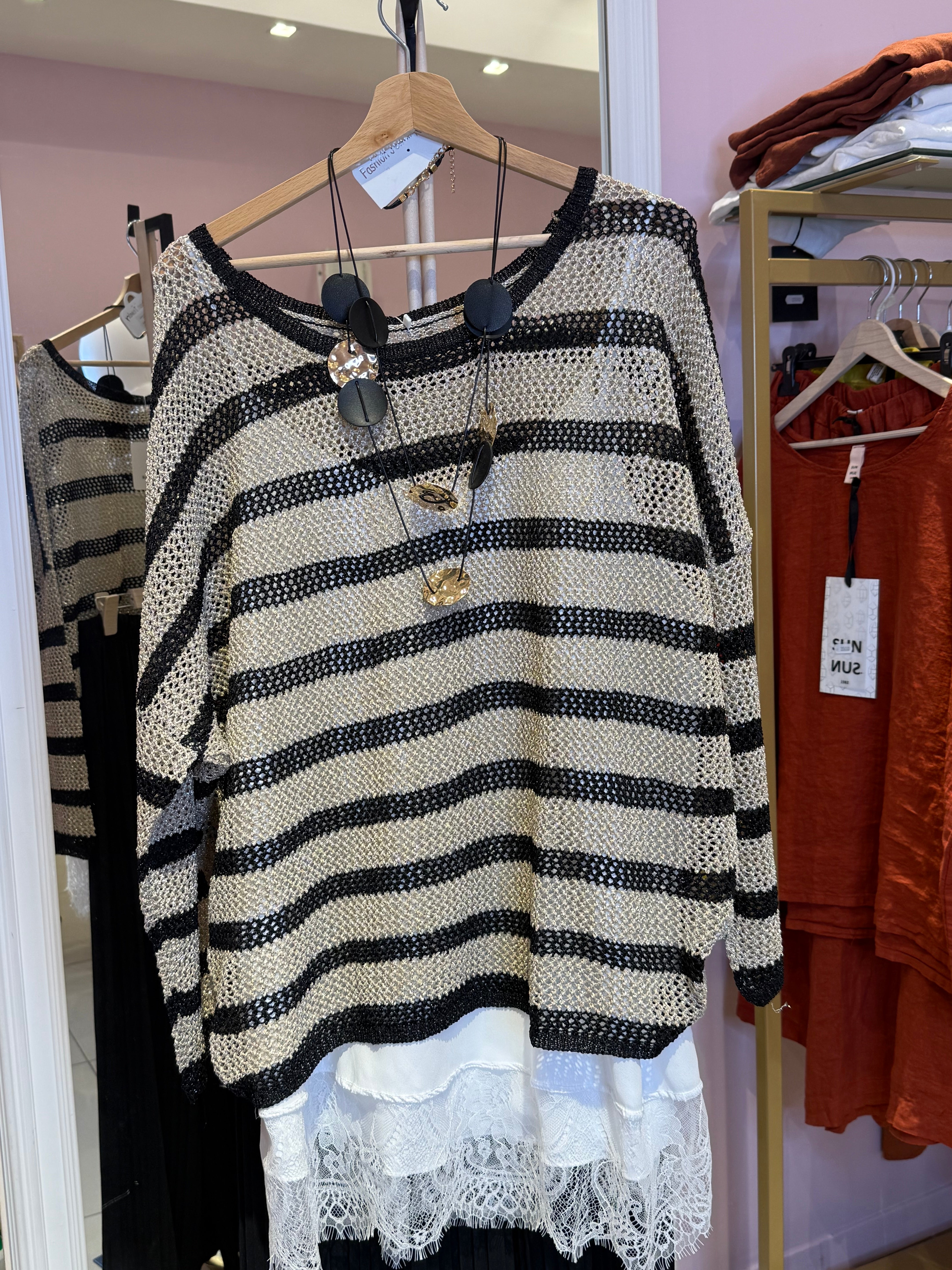 CARDIGAN LAMINATO