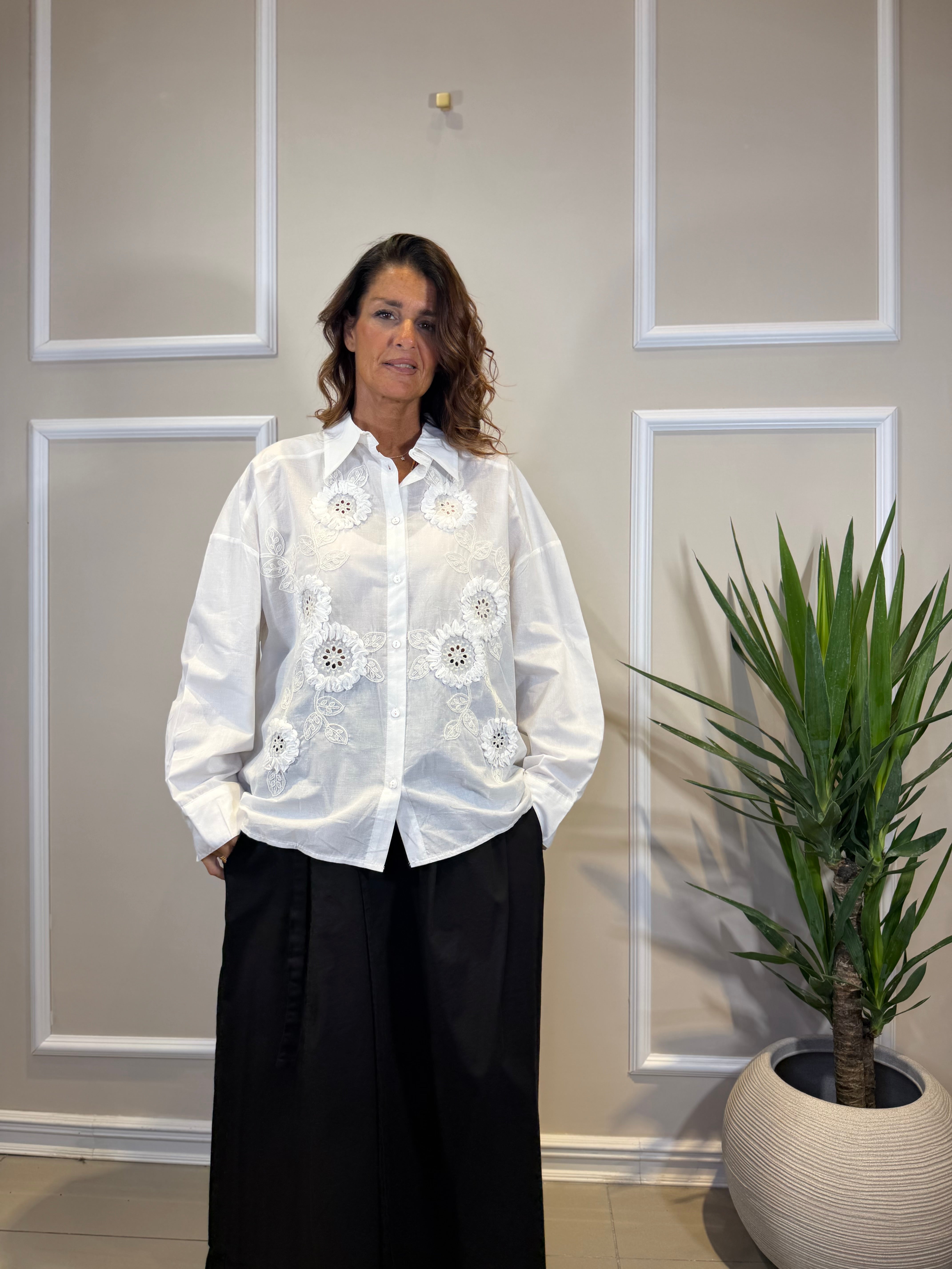 CAMICIA RICAMO