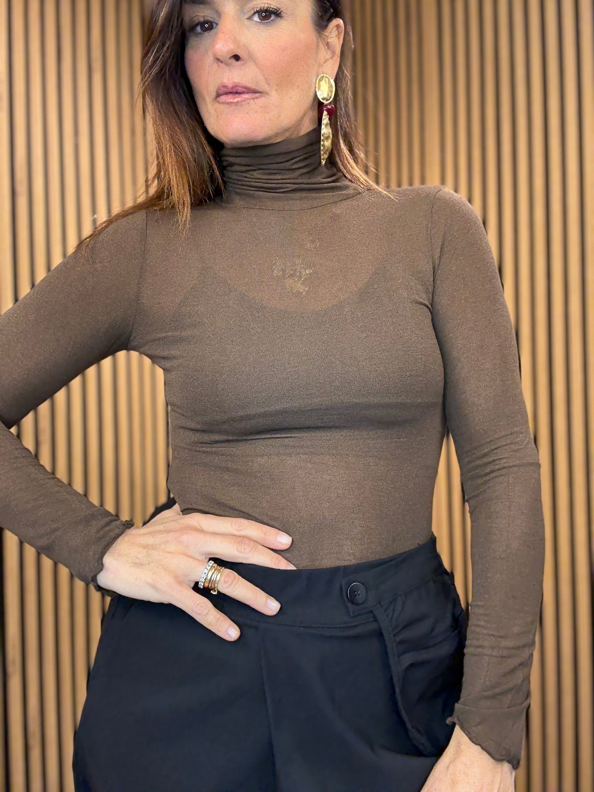 MAGLIA BLEND COLLO ALTO