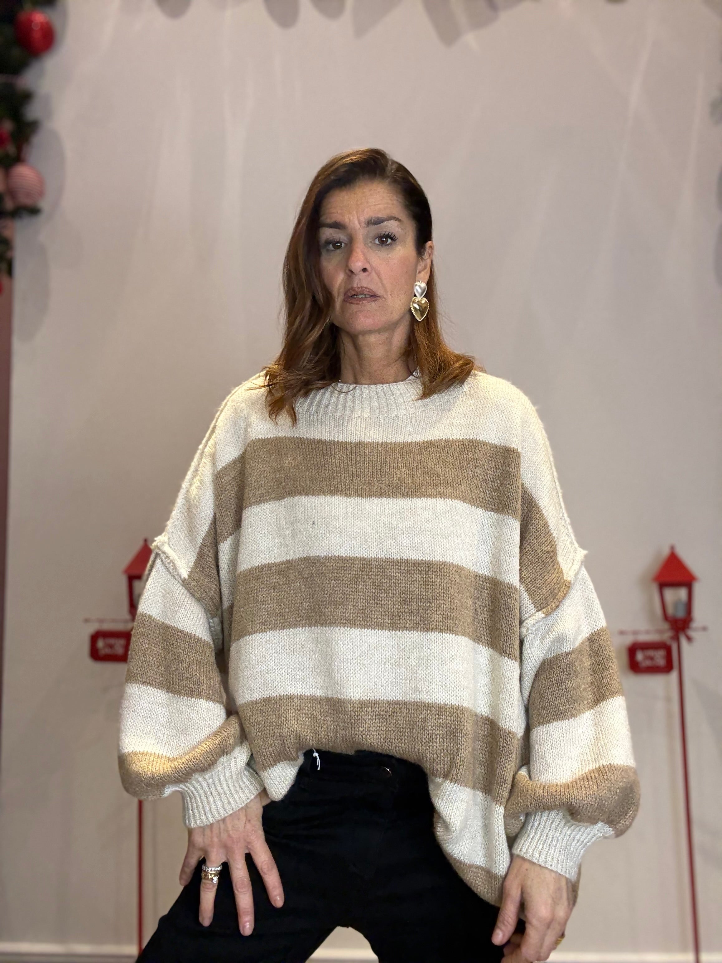 PULLOVER OVER RIGATO