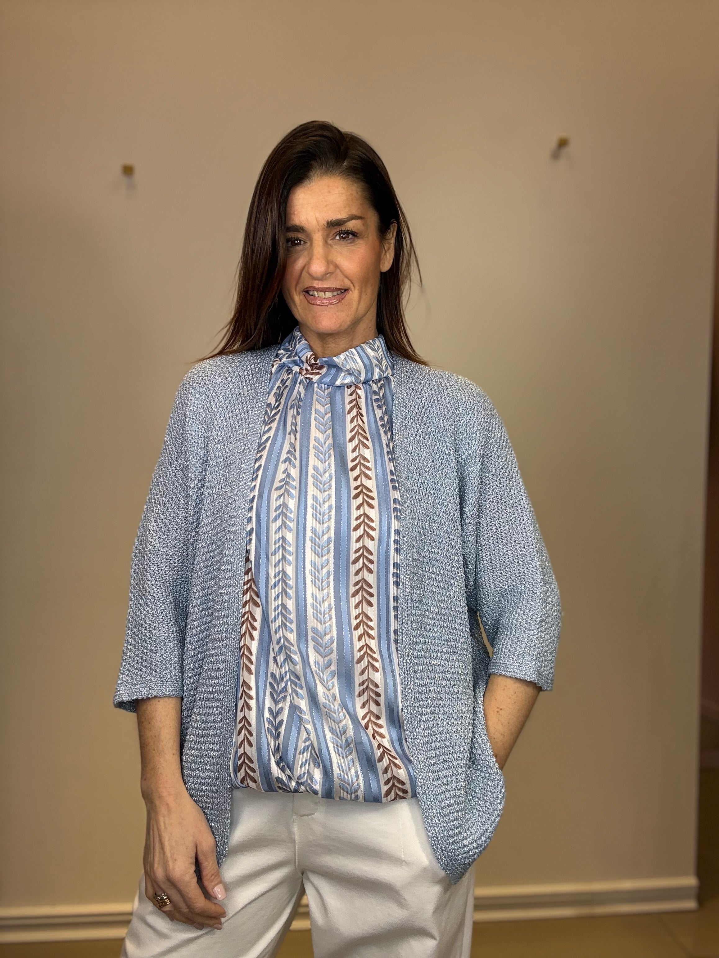CARDIGAN LAMINATO