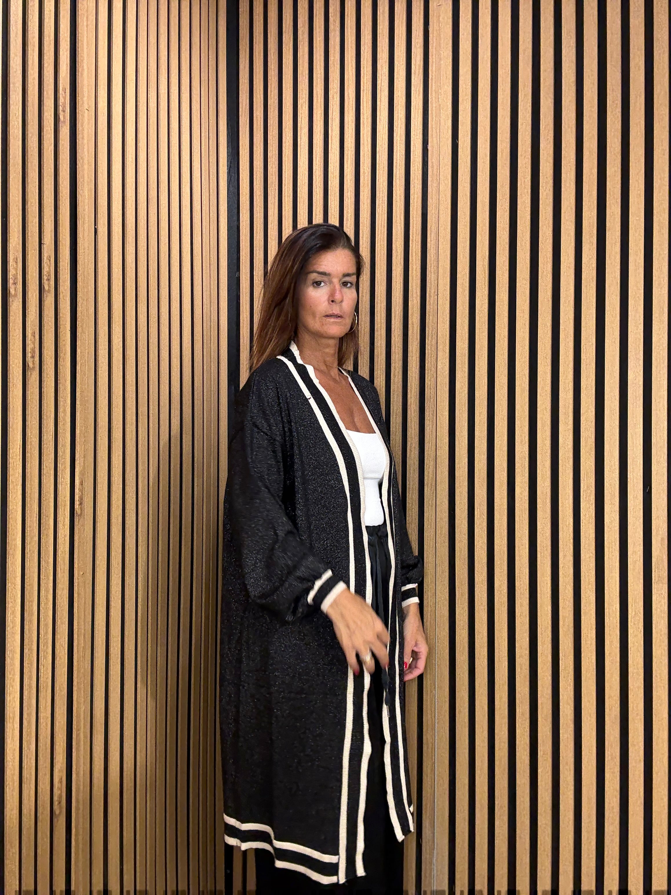 CARDIGAN LUREX