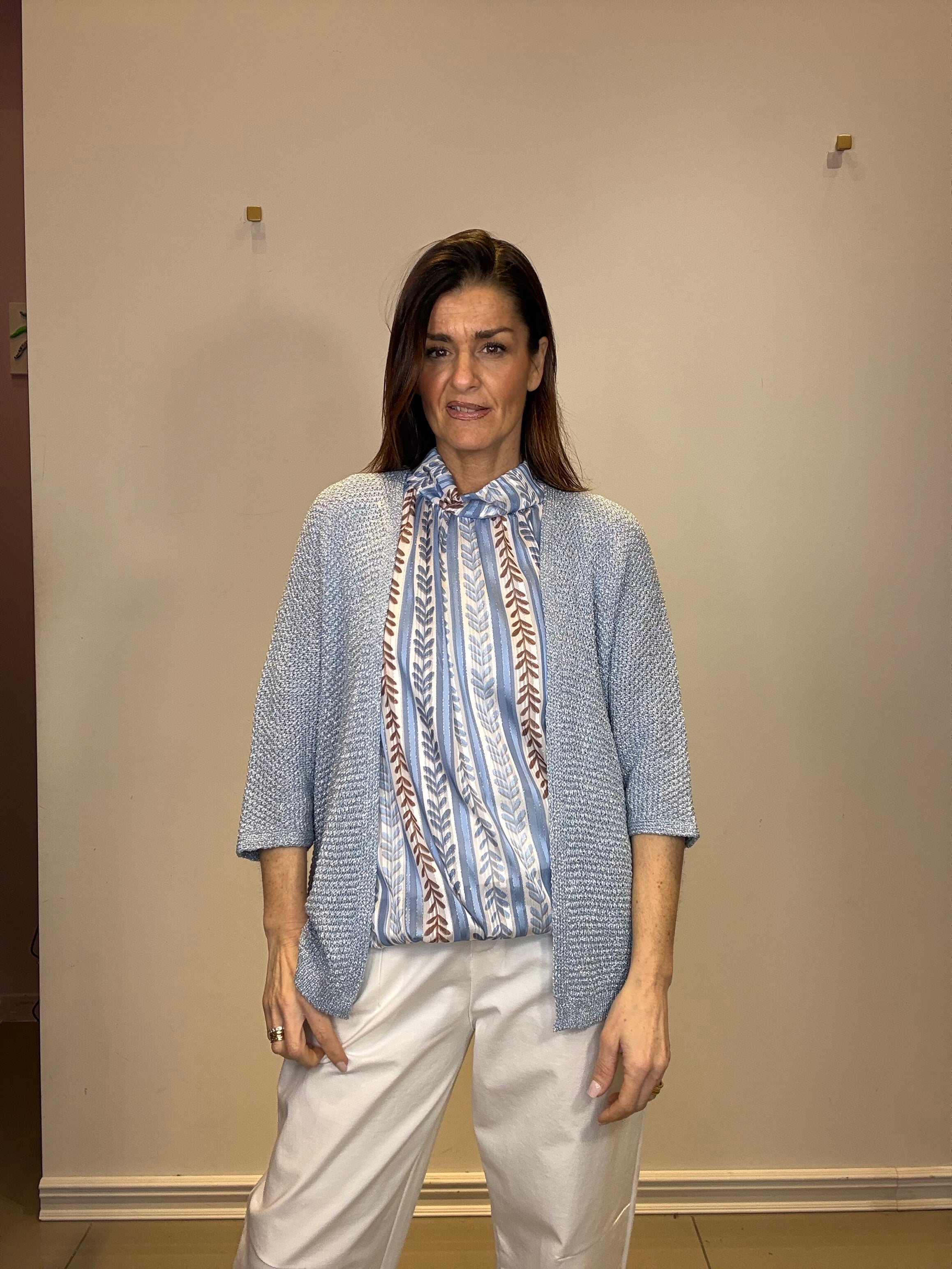 CARDIGAN LAMINATO