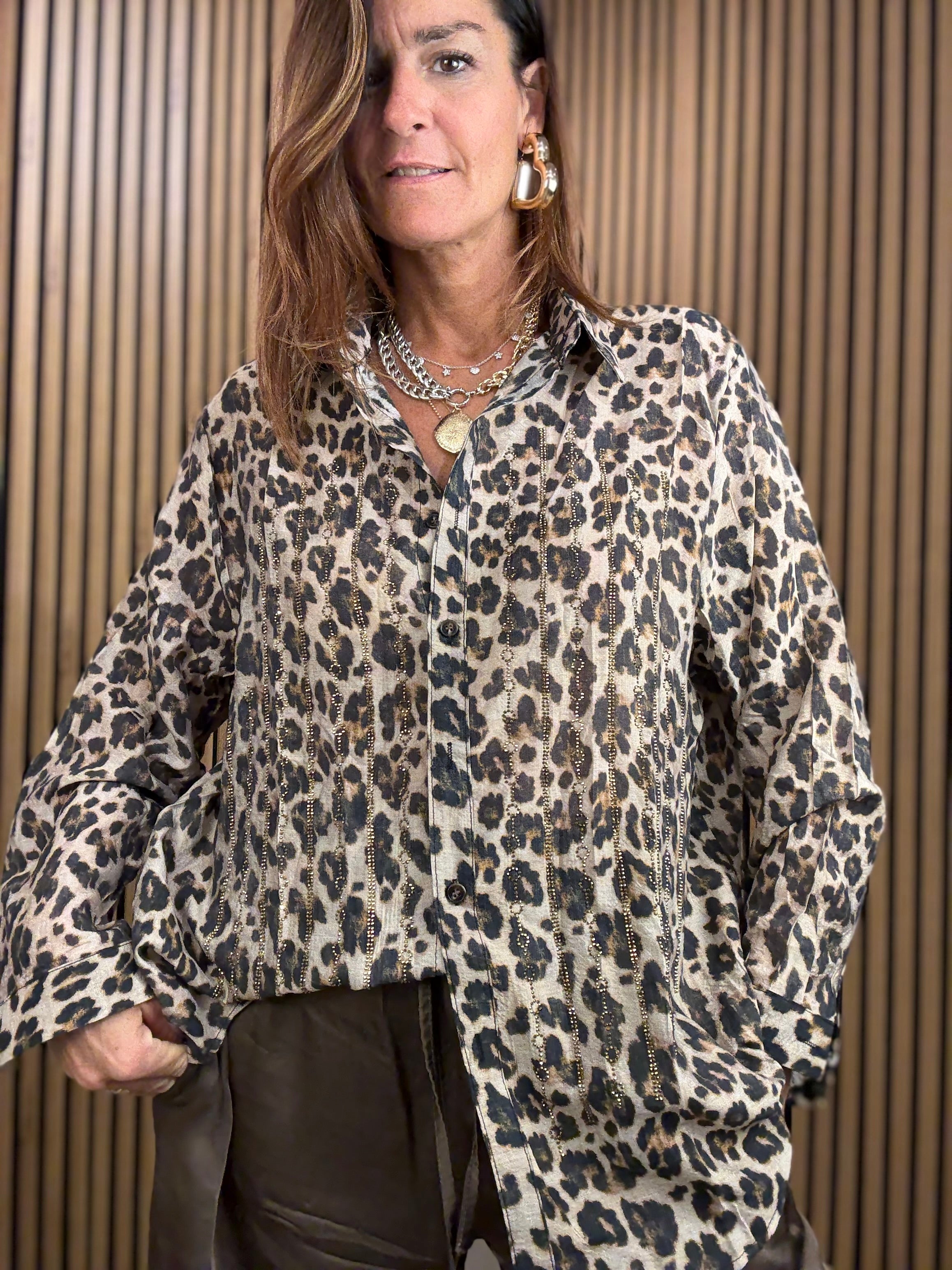 CAMICIA MACULA GLITTER