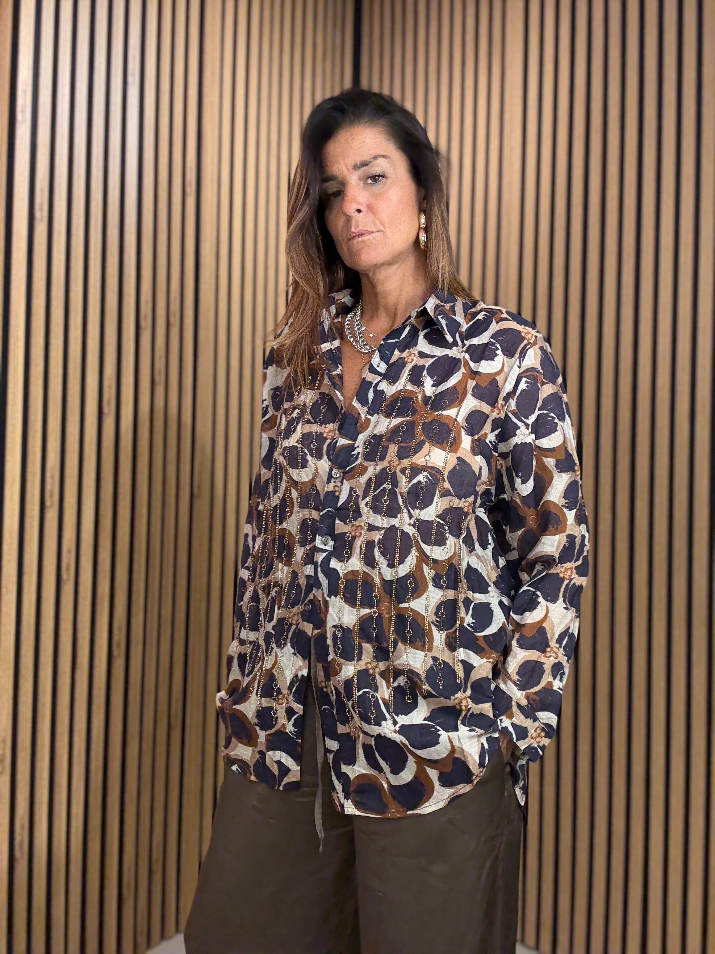 CAMICIA MACULA GLITTER