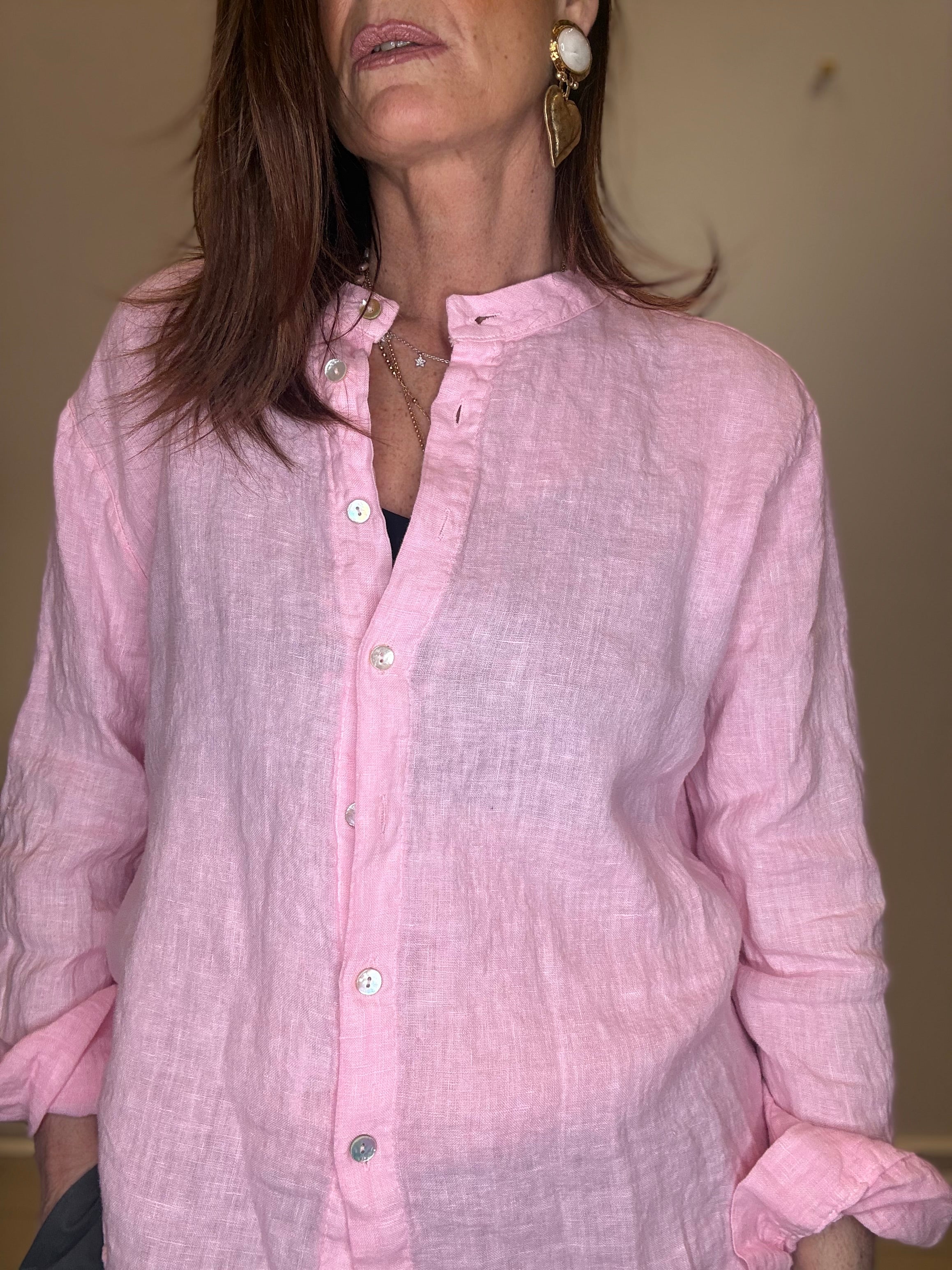 CAMICIA CELESTE