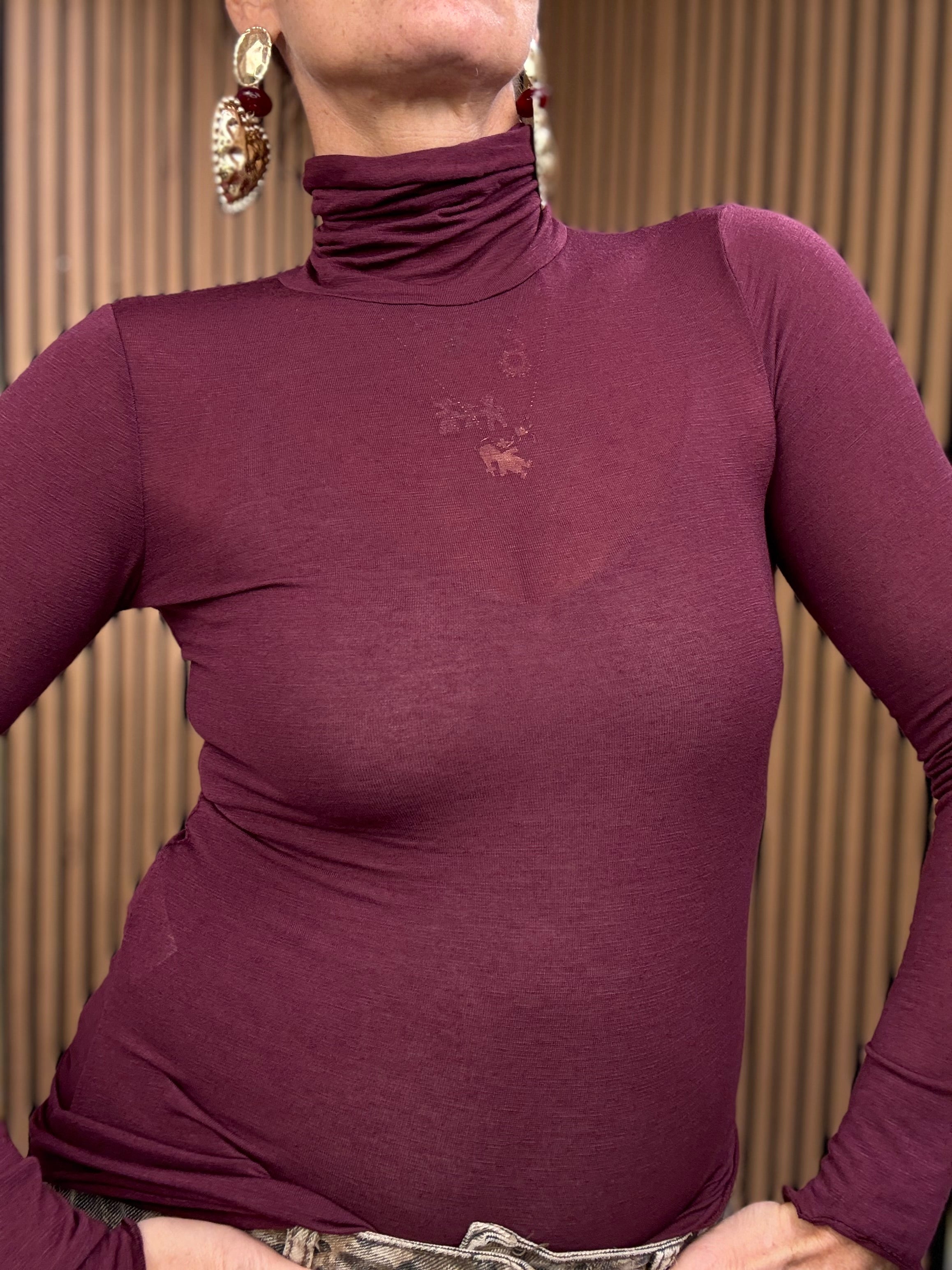 MAGLIA BLEND COLLO ALTO