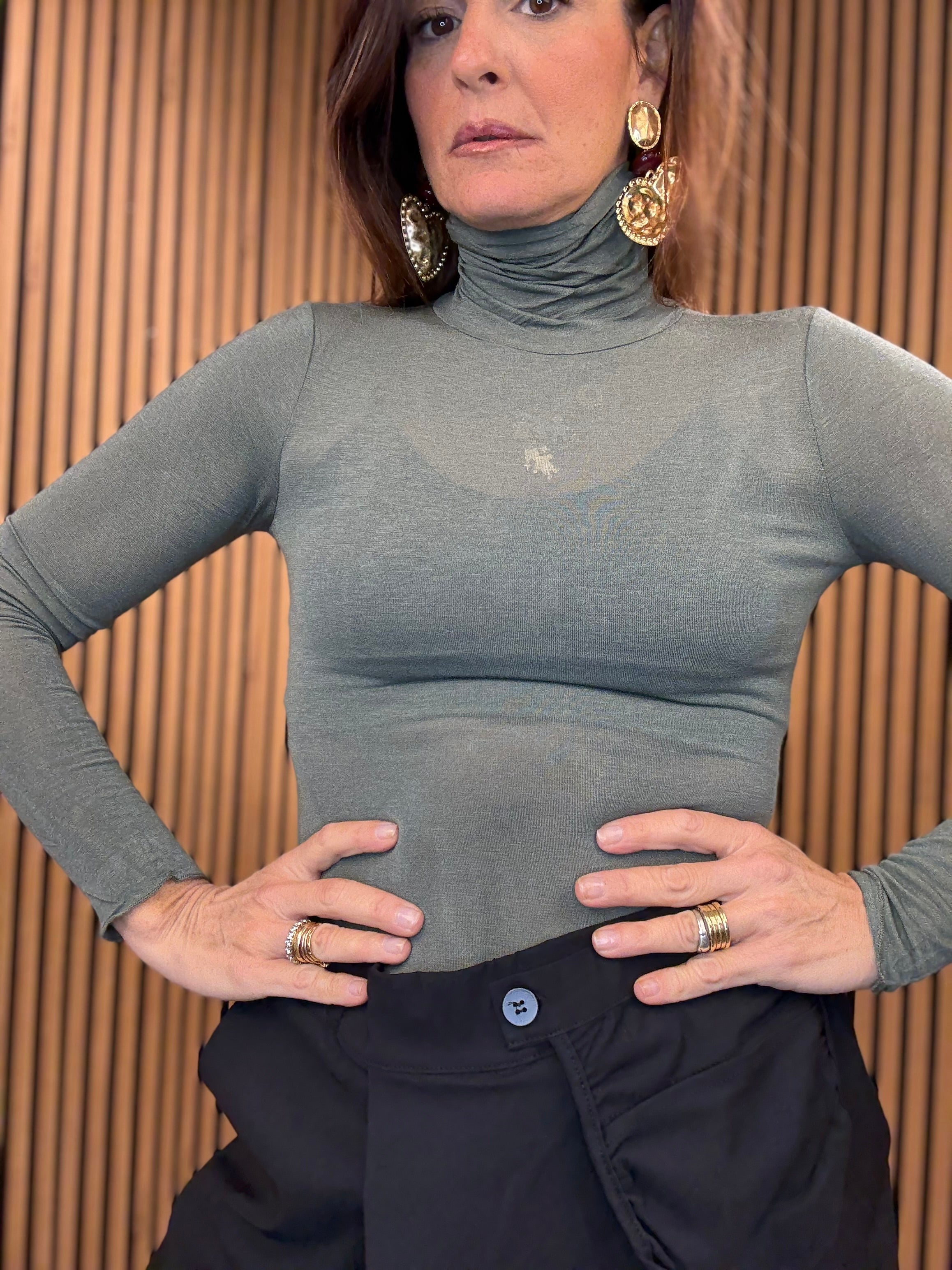 MAGLIA BLEND COLLO ALTO