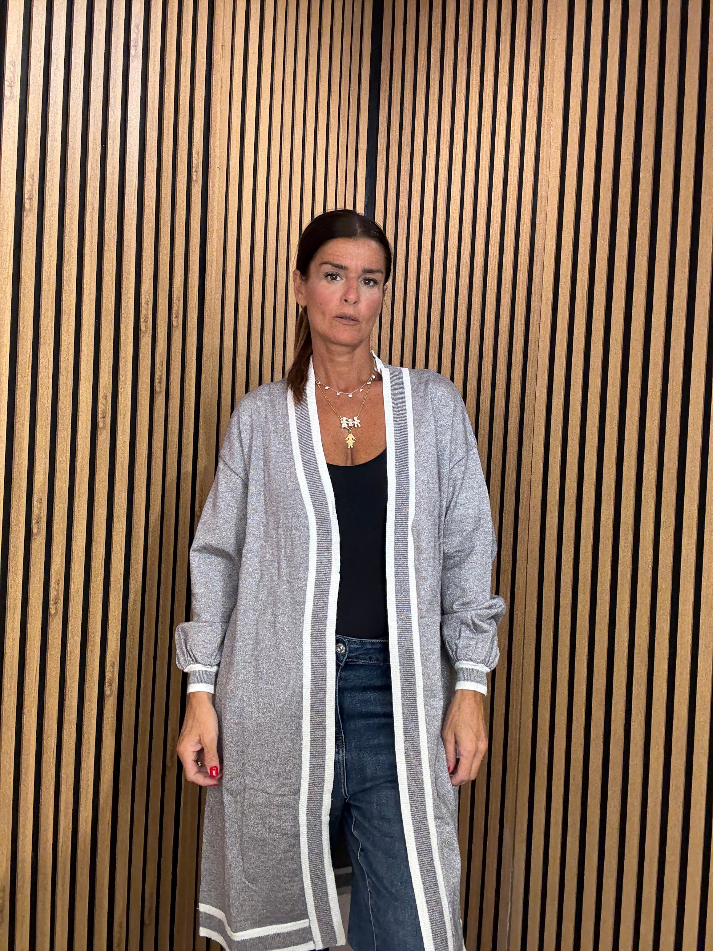 CARDIGAN LUREX
