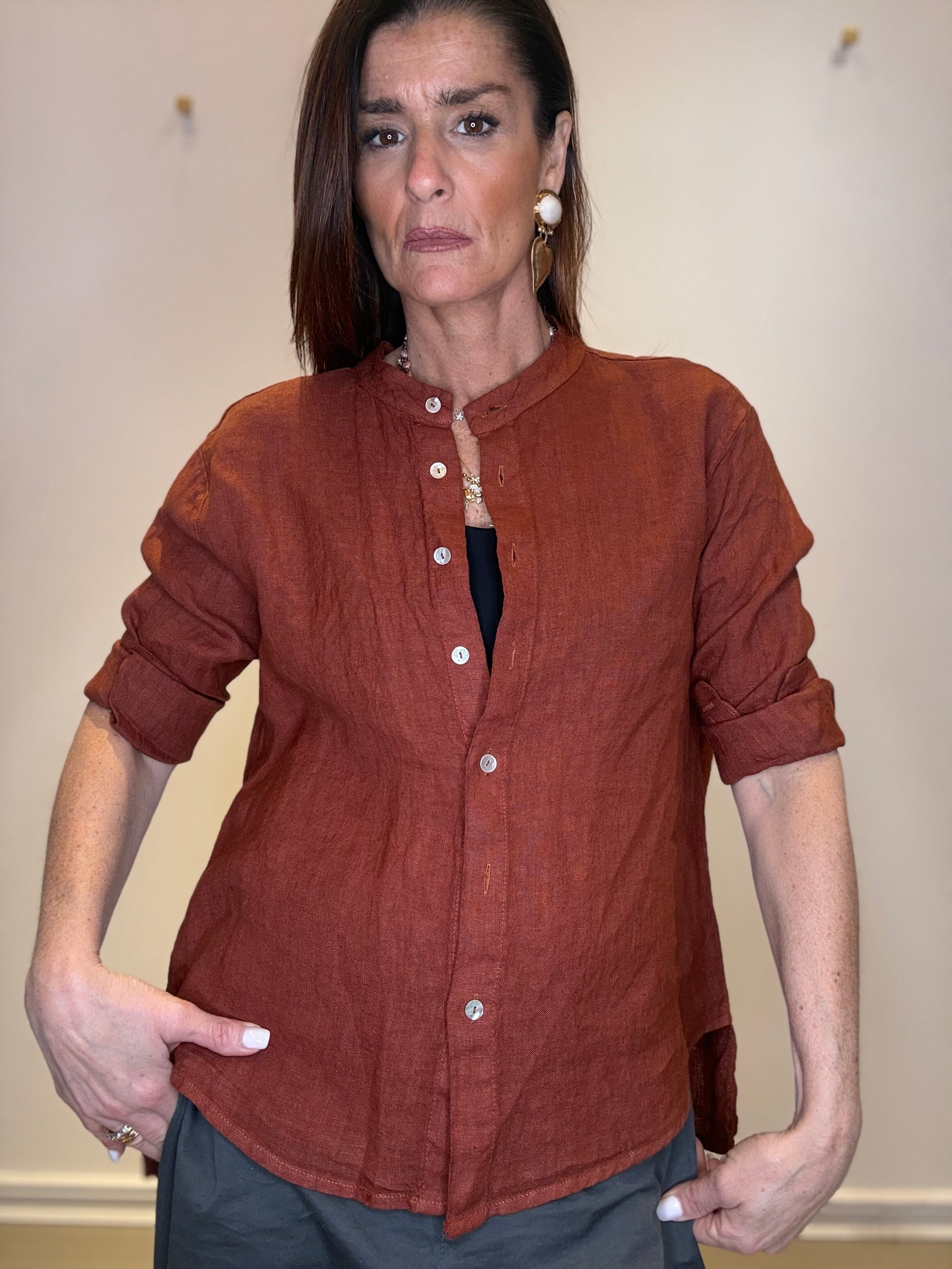 CAMICIA CELESTE